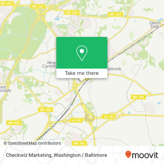 Checkwiz Marketing, Annapolis Rd map