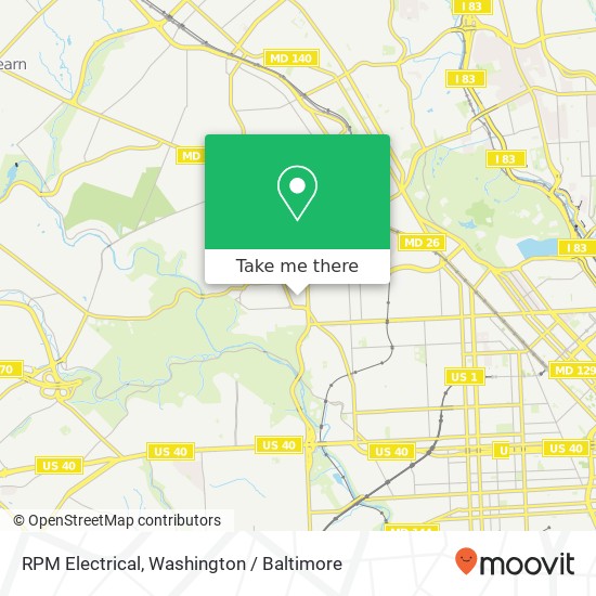 RPM Electrical map