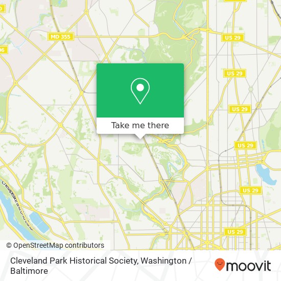 Cleveland Park Historical Society map