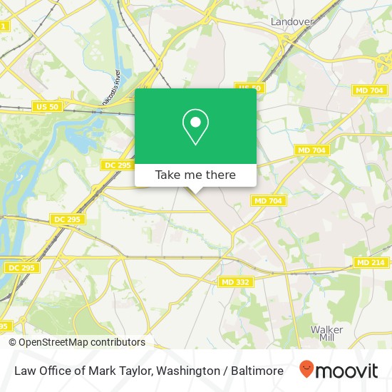 Mapa de Law Office of Mark Taylor, Eastern Ave NE