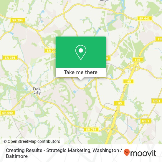 Mapa de Creating Results - Strategic Marketing, 14000 Crown Ct