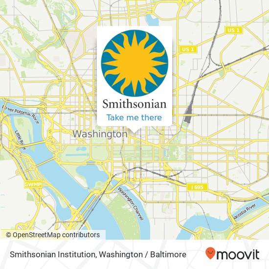 Mapa de Smithsonian Institution