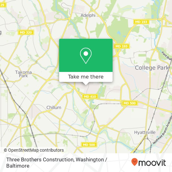 Three Brothers Construction, 2204 Woodberry St map