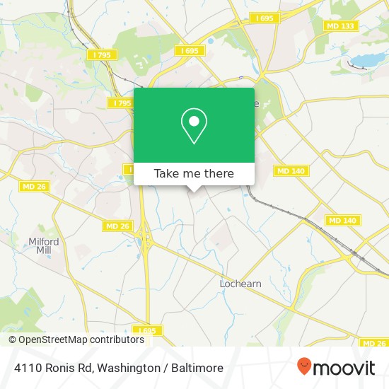 4110 Ronis Rd, Pikesville, MD 21208 map