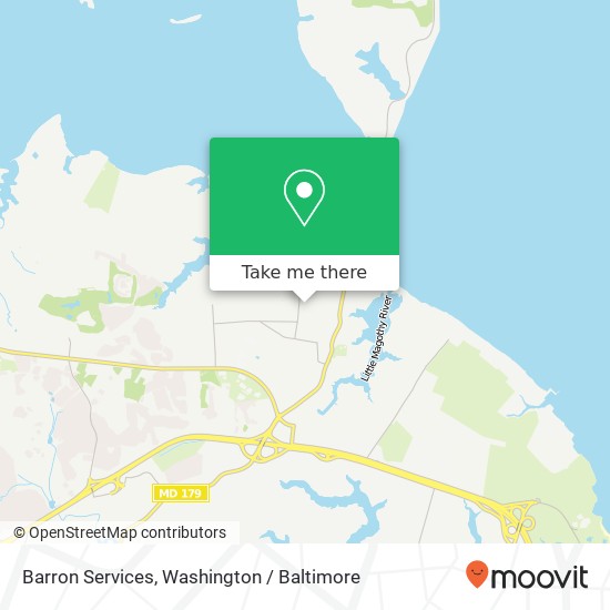 Barron Services map