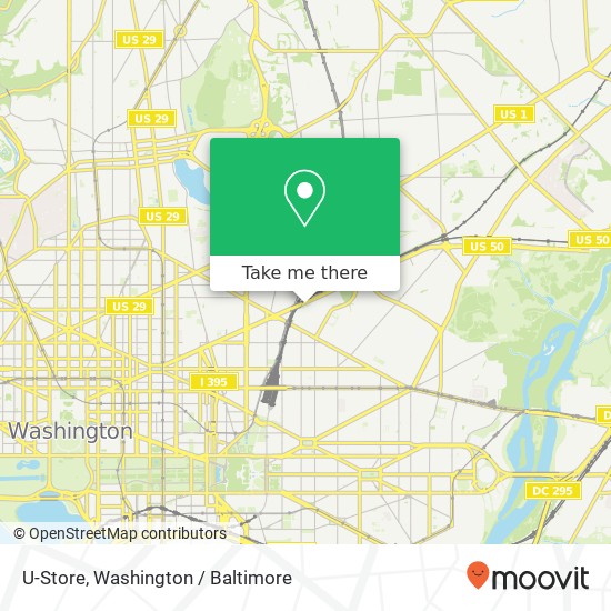 U-Store, 301 New York Ave NE map
