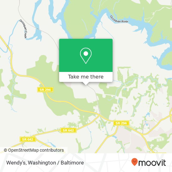 Wendy's, Davis Ford Rd map