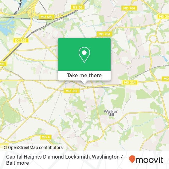 Mapa de Capital Heights Diamond Locksmith, 35 Yost Pl