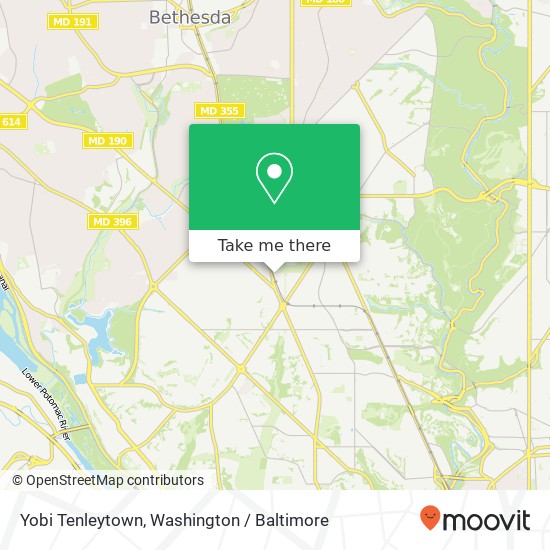 Mapa de Yobi Tenleytown, 4629 41st St NW