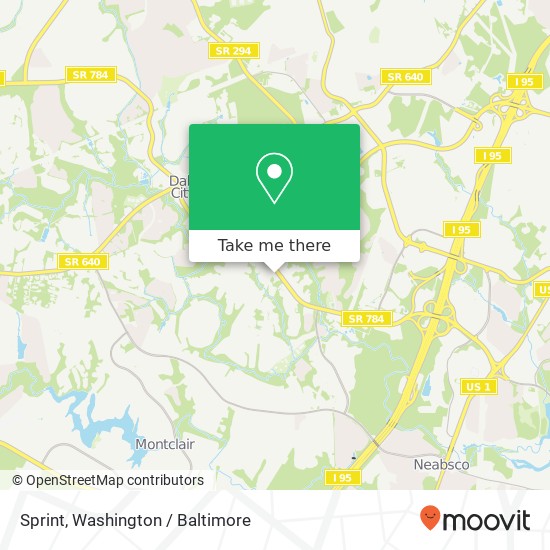 Mapa de Sprint, 14701 Cloverdale Rd