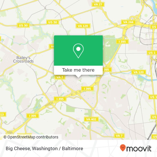 Big Cheese, S Woodley St map