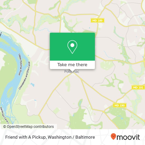Mapa de Friend with A Pickup, River Rd