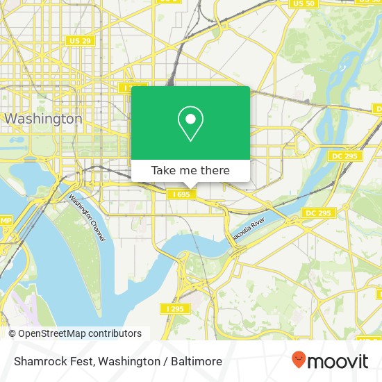 Shamrock Fest map