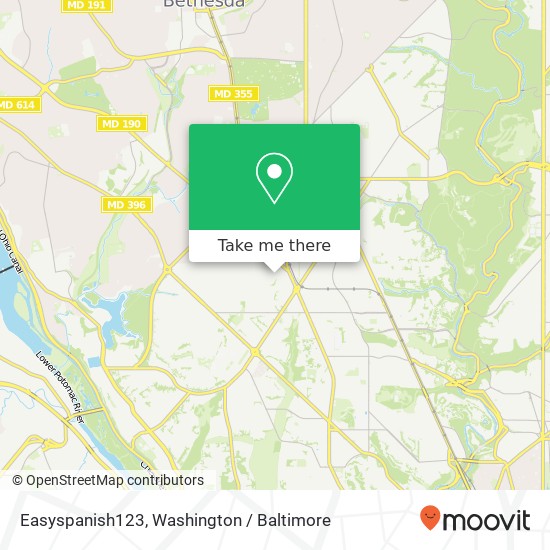 Mapa de Easyspanish123, 4201 Albemarle St NW