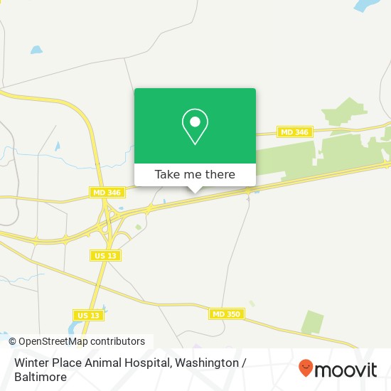 Mapa de Winter Place Animal Hospital, 31611 Winterplace Pkwy