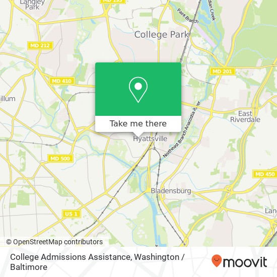 Mapa de College Admissions Assistance, 42nd Ave