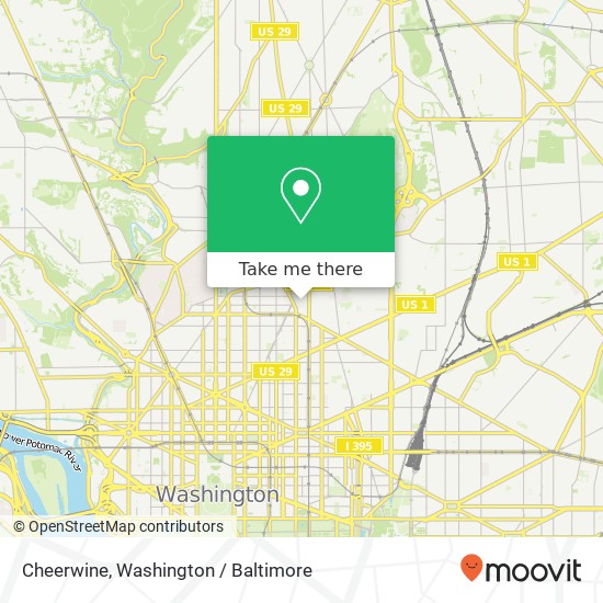 Mapa de Cheerwine, 2108 8th St NW