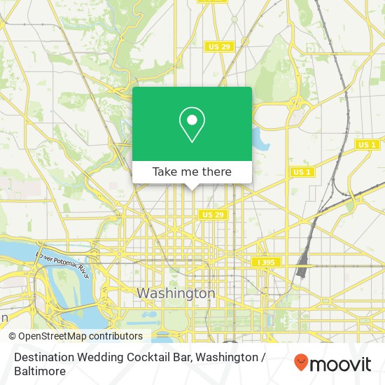 Mapa de Destination Wedding Cocktail Bar