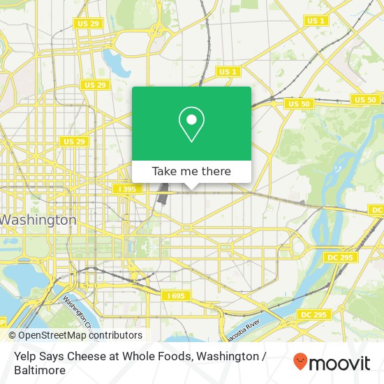 Yelp Says Cheese at Whole Foods map