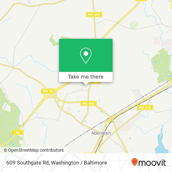 609 Southgate Rd, Aberdeen, MD 21001 map