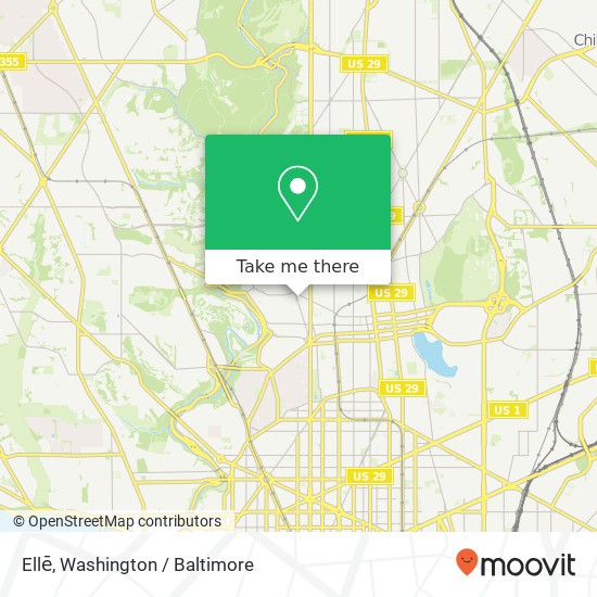 Ellē, 3221 Mount Pleasant St NW map