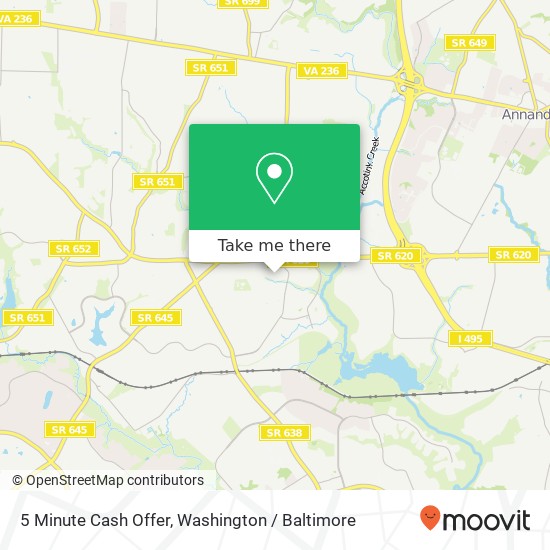 Mapa de 5 Minute Cash Offer, 8600 Thames St