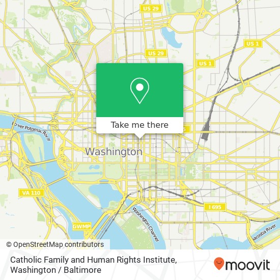 Catholic Family and Human Rights Institute, 666 11th St NW map