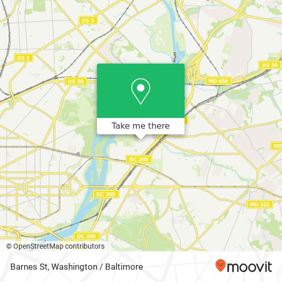 Barnes St, Washington, DC 20019 map