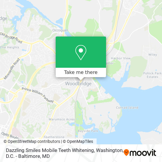 Dazzling Smiles Mobile Teeth Whitening map