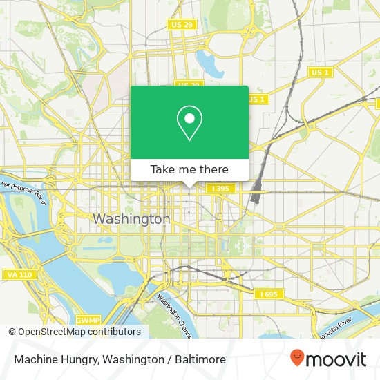 Mapa de Machine Hungry, 829 7th St NW