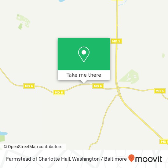 Farmstead of Charlotte Hall, Charles St map