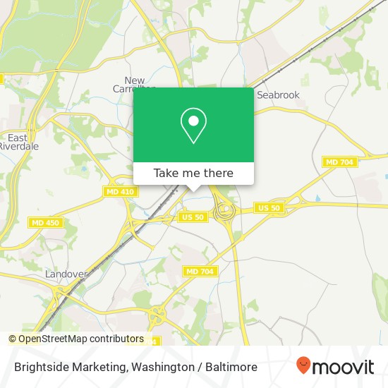 Brightside Marketing, 8181 Professional Pl map