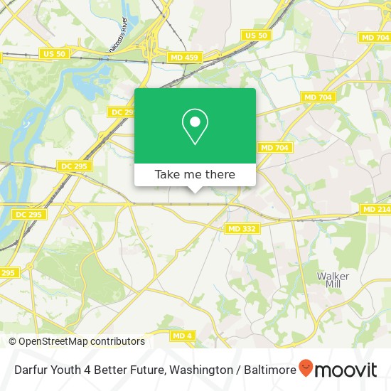 Mapa de Darfur Youth 4 Better Future, 5602 Blaine St NE