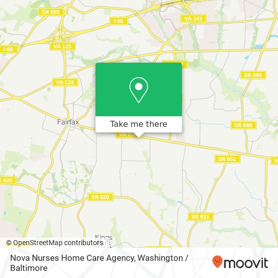 Nova Nurses Home Care Agency, 4020 Williamsburg Ct map