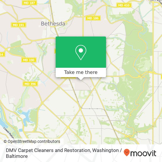 Mapa de DMV Carpet Cleaners and Restoration, Jenifer St NW