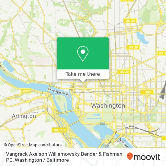 Vangrack Axelson Williamowsky Bender & Fishman PC, 2300 M St NW map