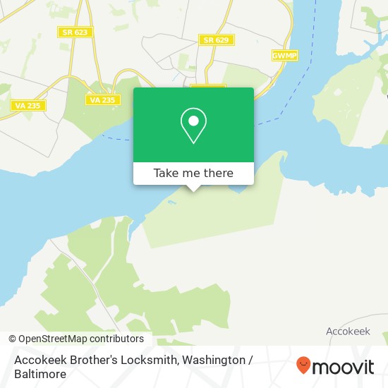 Accokeek Brother's Locksmith, 3400 Bryan Point Rd map
