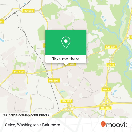 Geico, Bowie, MD 20715 map