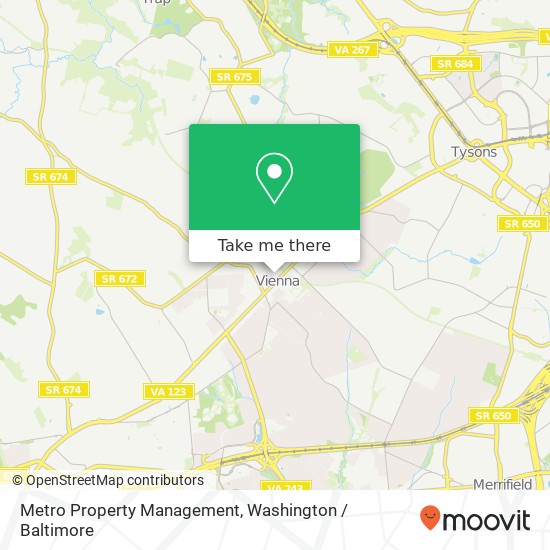 Mapa de Metro Property Management, 108 Center St N