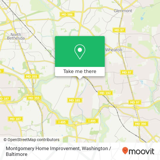 Mapa de Montgomery Home Improvement