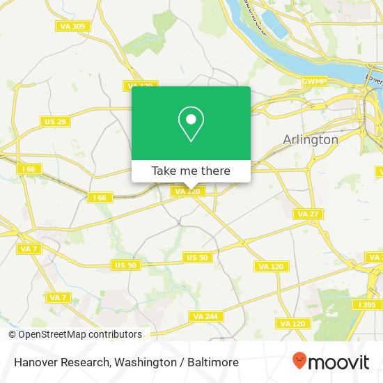Hanover Research, 4401 Wilson Blvd map