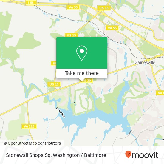 Stonewall Shops Sq, Gainesville, VA 20155 map
