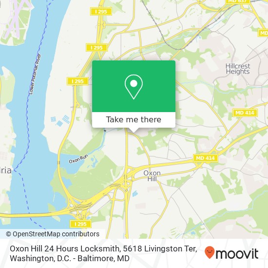 Oxon Hill 24 Hours Locksmith, 5618 Livingston Ter map