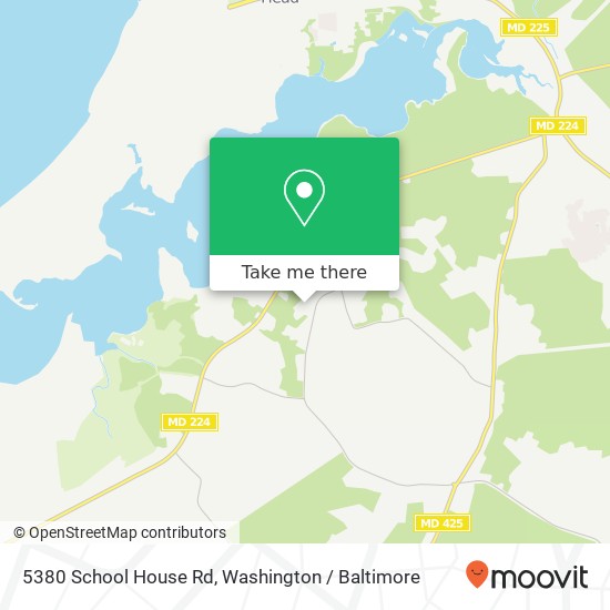 5380 School House Rd, Marbury, MD 20658 map