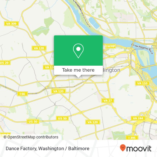 Mapa de Dance Factory