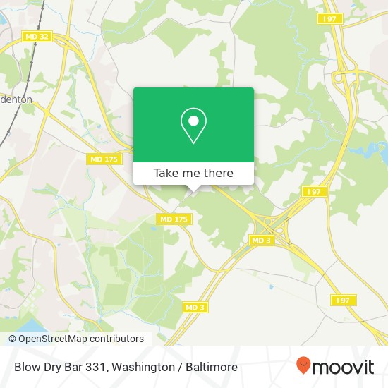 Blow Dry Bar 331 map