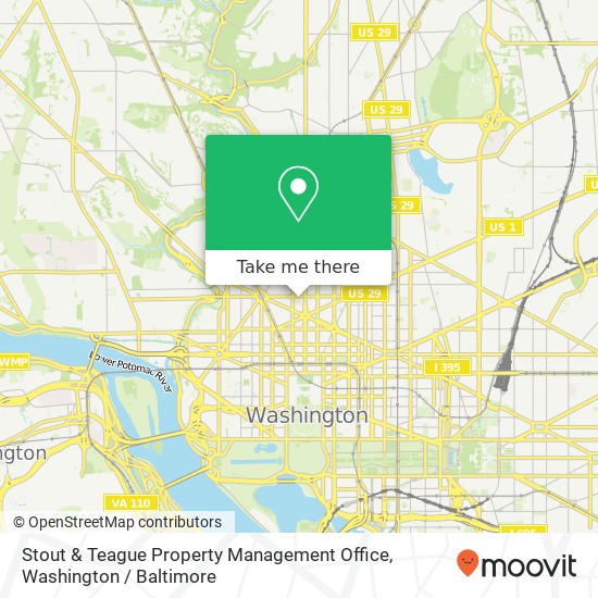 Mapa de Stout & Teague Property Management Office