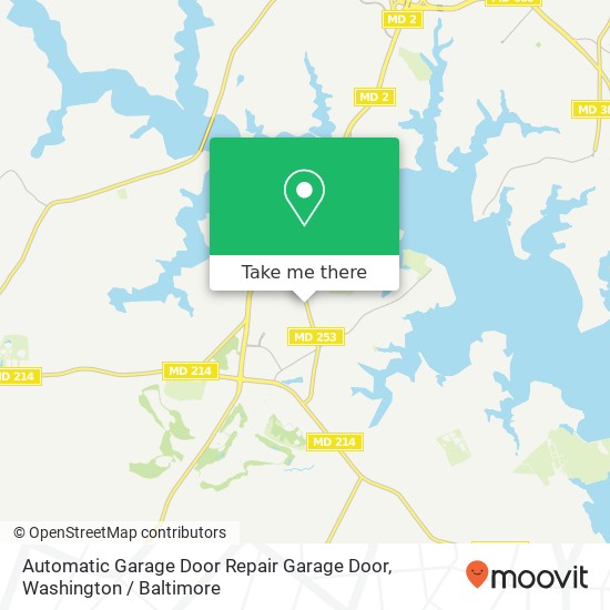 Mapa de Automatic Garage Door Repair Garage Door, 119 Mayo Rd