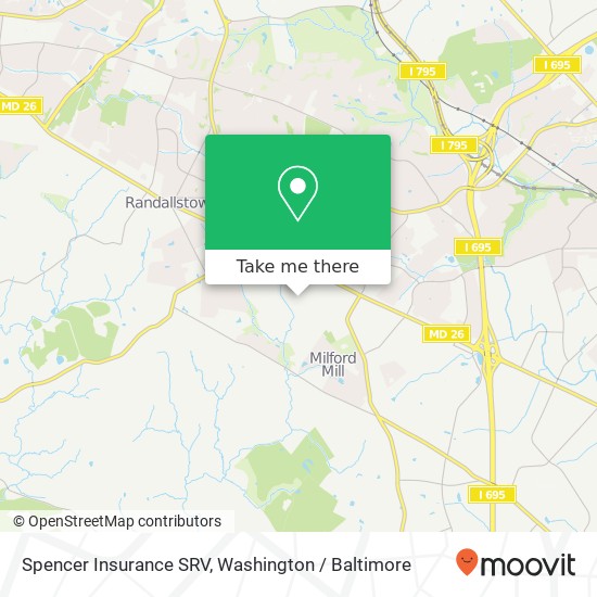 Mapa de Spencer Insurance SRV, 3418 Courtleigh Dr