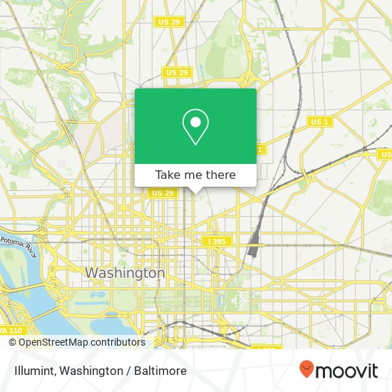 Mapa de Illumint, 1430 5th St NW